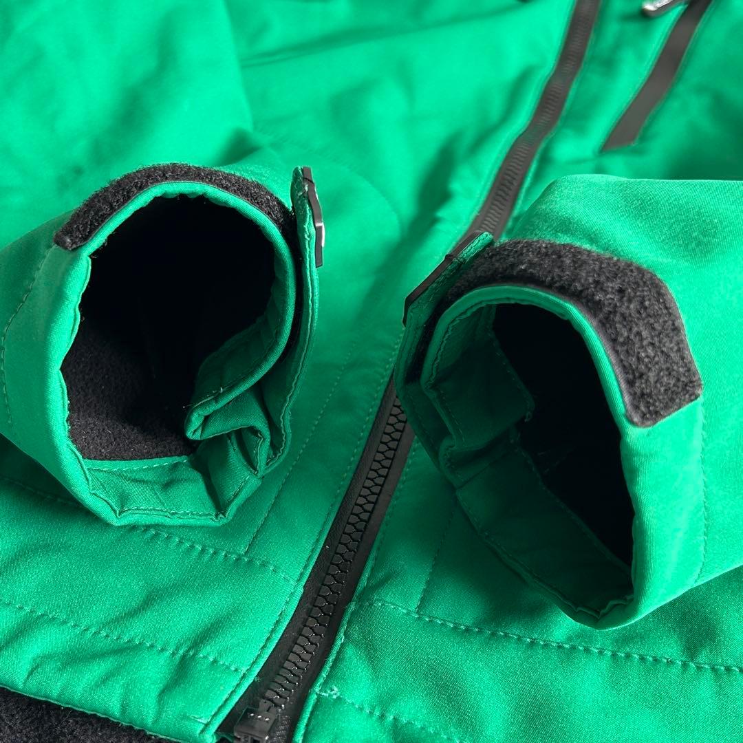 マズメ ウインドカットジャケット パンツM セットMAZUME防寒着 グリーン