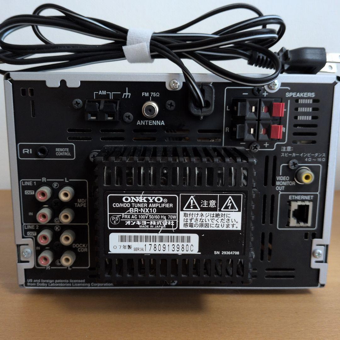 ONKYO BR-NX10 ミニコンポ＆D−NX10 スピ−カ−