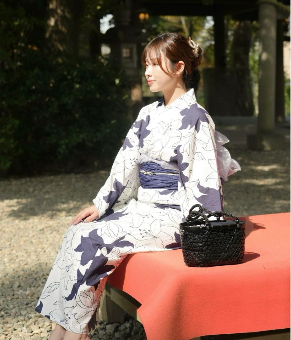 olu. 浴衣&帯セット