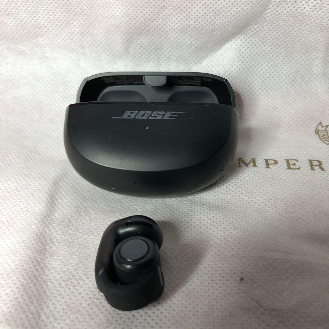 BOSE ワイヤレスイヤホン ブラック 充電ケース付き