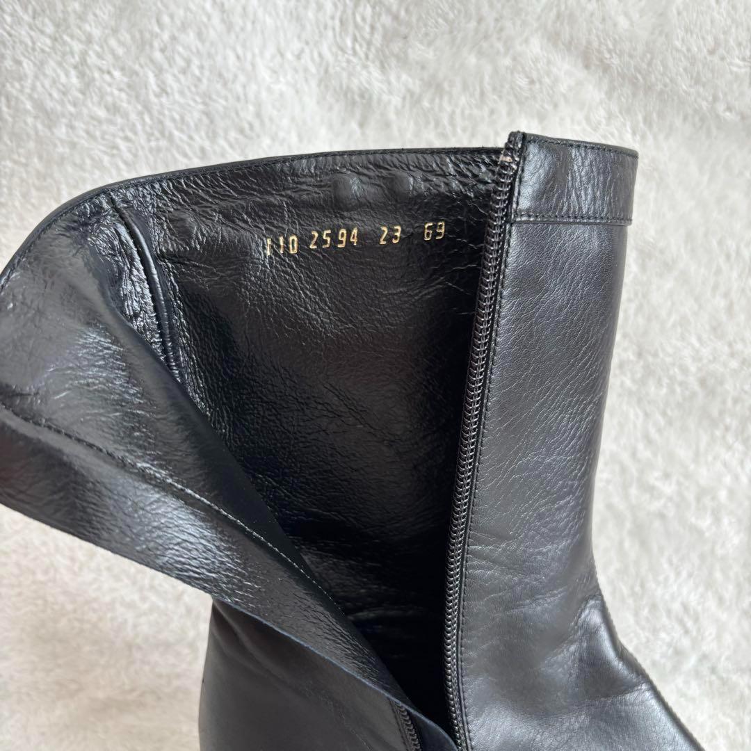 ✨️極美品✨️ BURBERRY バーバリー ショートブーツ レザー 23cm