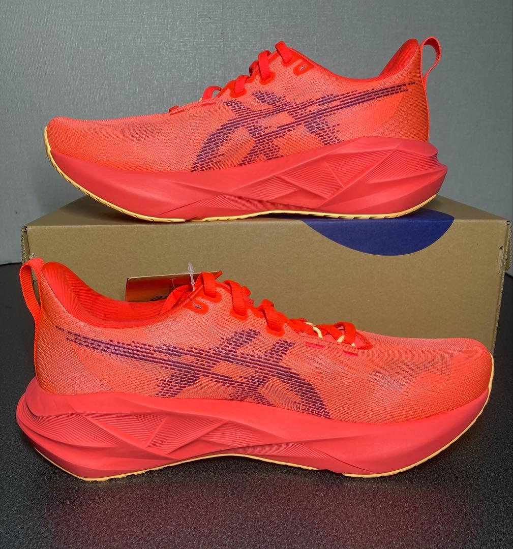 【伊吹藍】未使用・アシックス・ノヴァブラスト5・レッド・27cm
