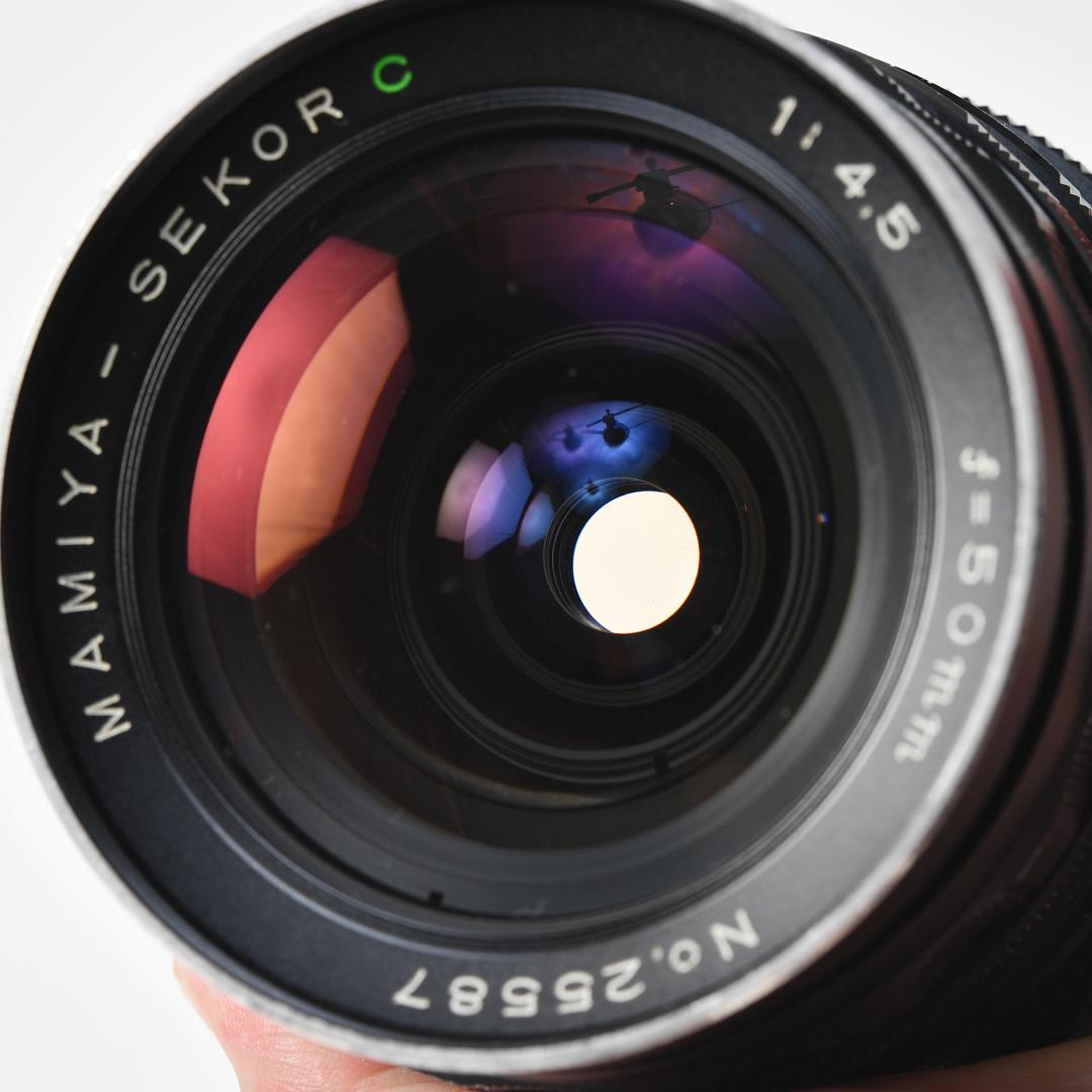 マミヤ SEKOR 50mm F4.5 RB67用 中判カメラ用 広角レンズ