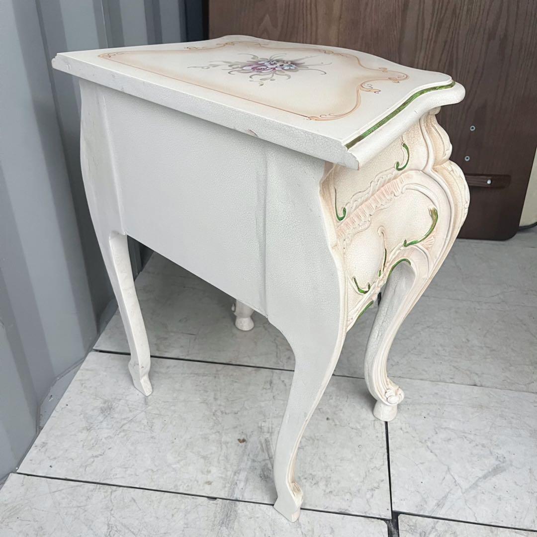 取付無料！ロココ調 ヨーロピアン 猫脚姫系おしゃれアンティークコンソールテーブル