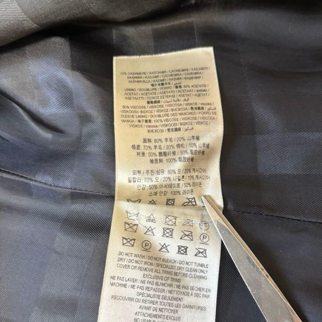 美品☆バーバリーロンドンイングランドウールカシミヤトレンチコート　38