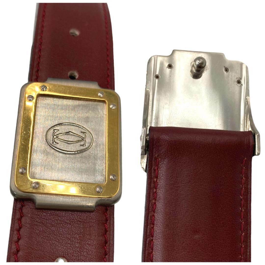 良品✤【Cartier／カルティエ】ベルト　66-74㎝　マストライン1212