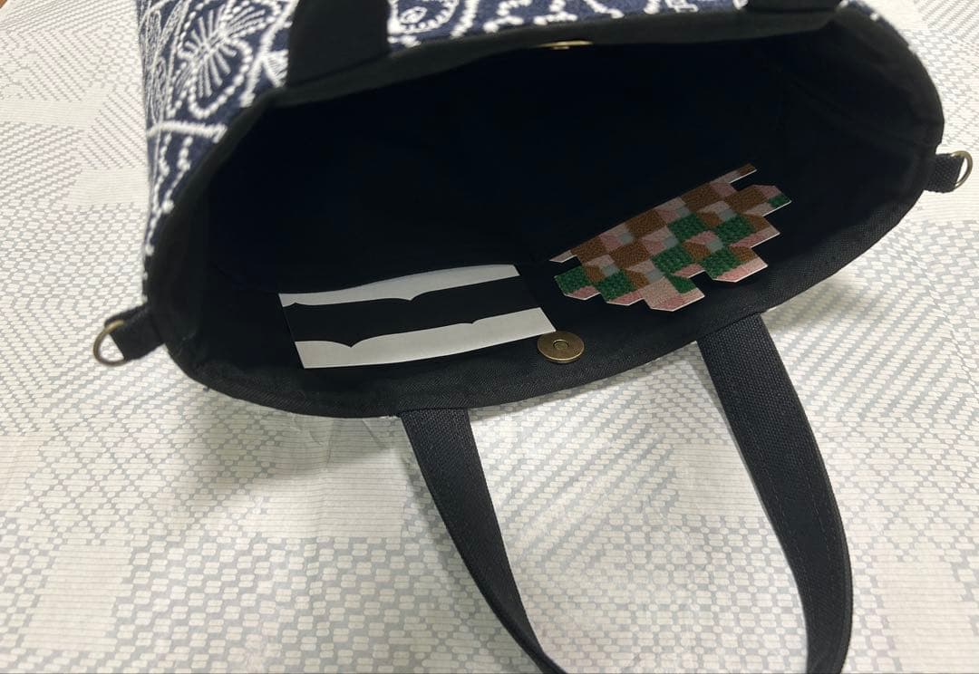 ハンドメイド・ミナペルホネン・symphony×tambourineトートバッグ