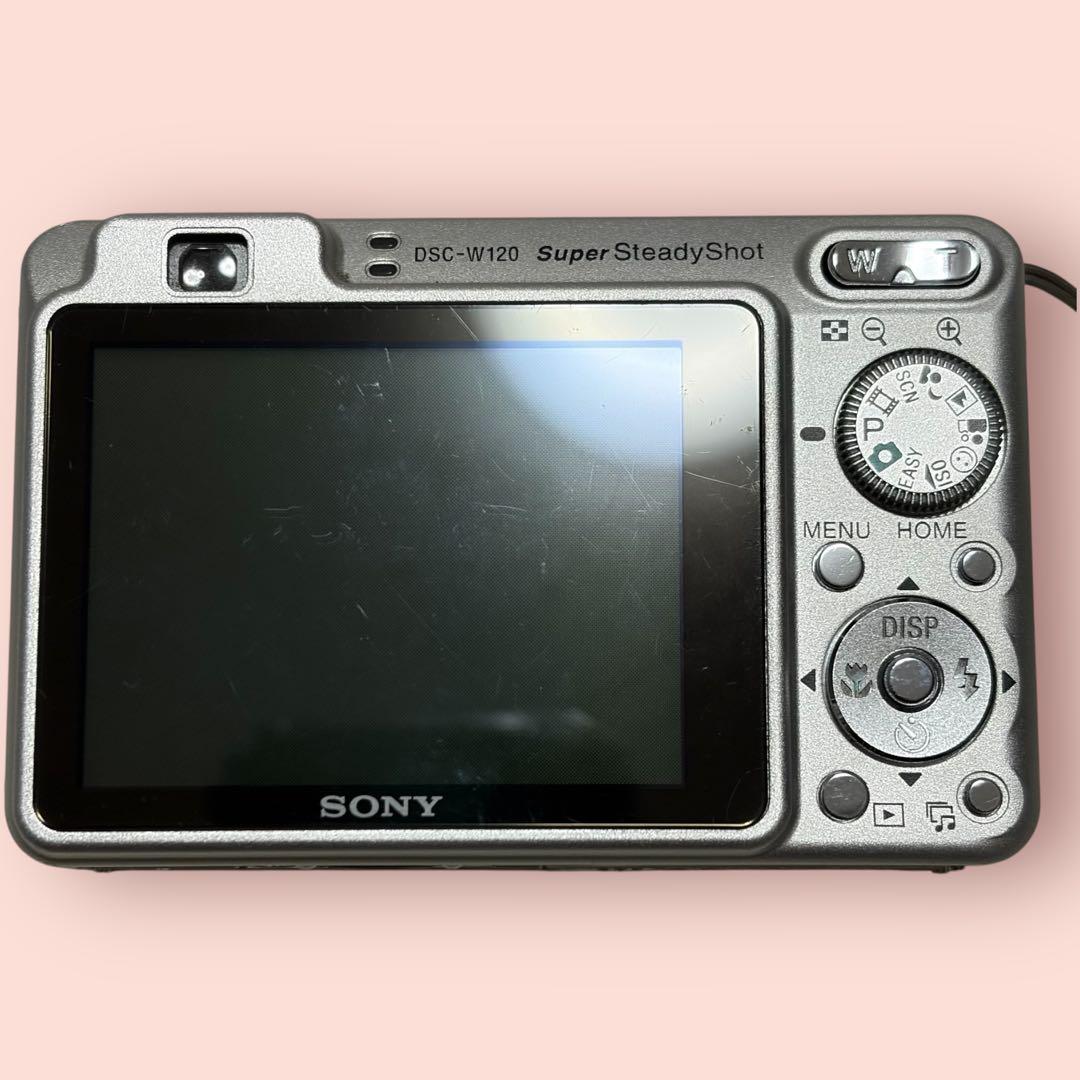 動作確認済　SONY Cyber-shot DSC-W120 バッテリー付属