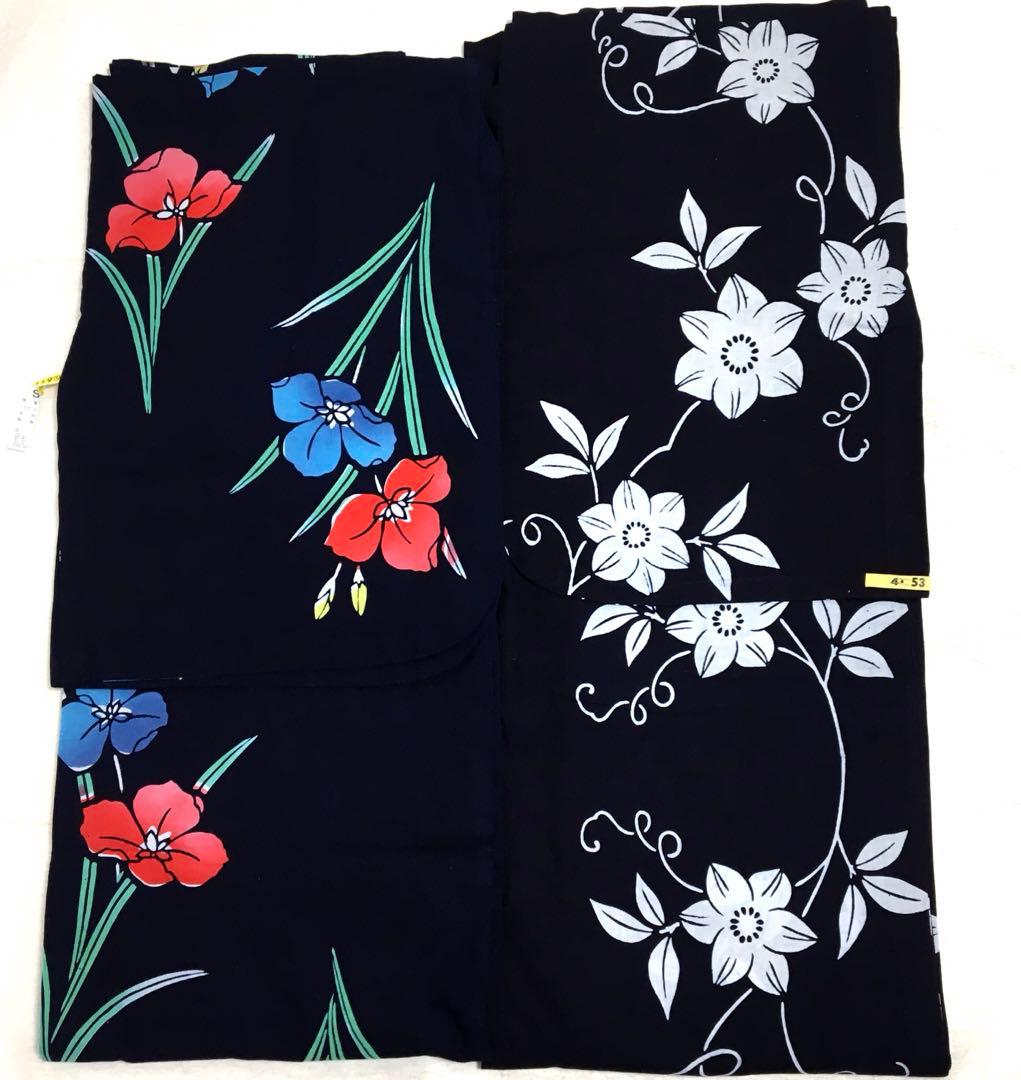 (15)送料込み　男女混合綿浴衣15点バラ売り不可リメイク着用可能品多数着物