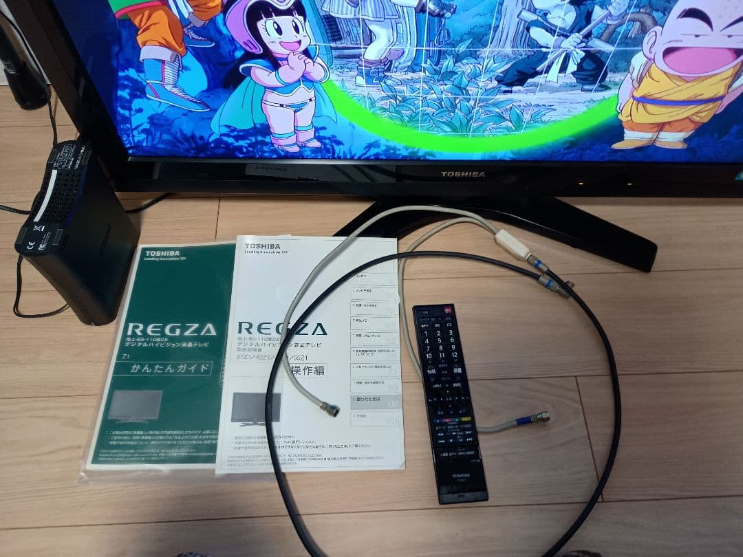 イソギンチャク REGZA 37Z1液晶テレビ 500G　HD　ケーブル付