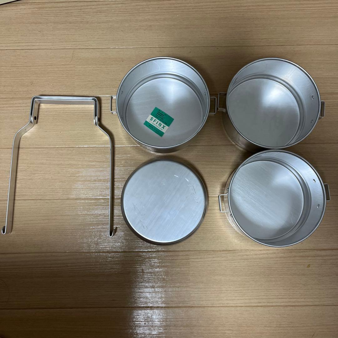 希少　冷戦期時代80s チェコ軍　軍放出品　3ピース飯盒