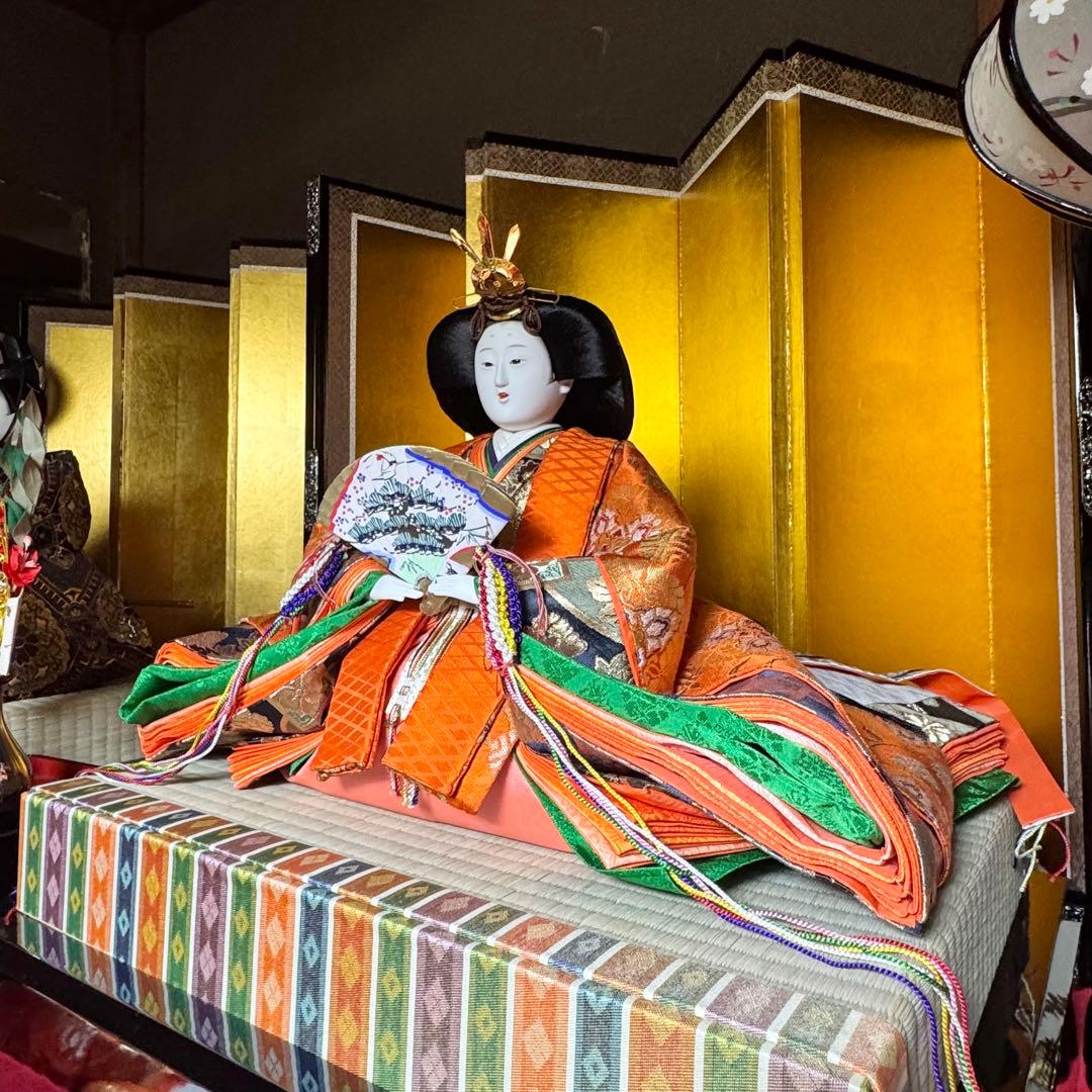 美品 雛人形久月 8段 箱付