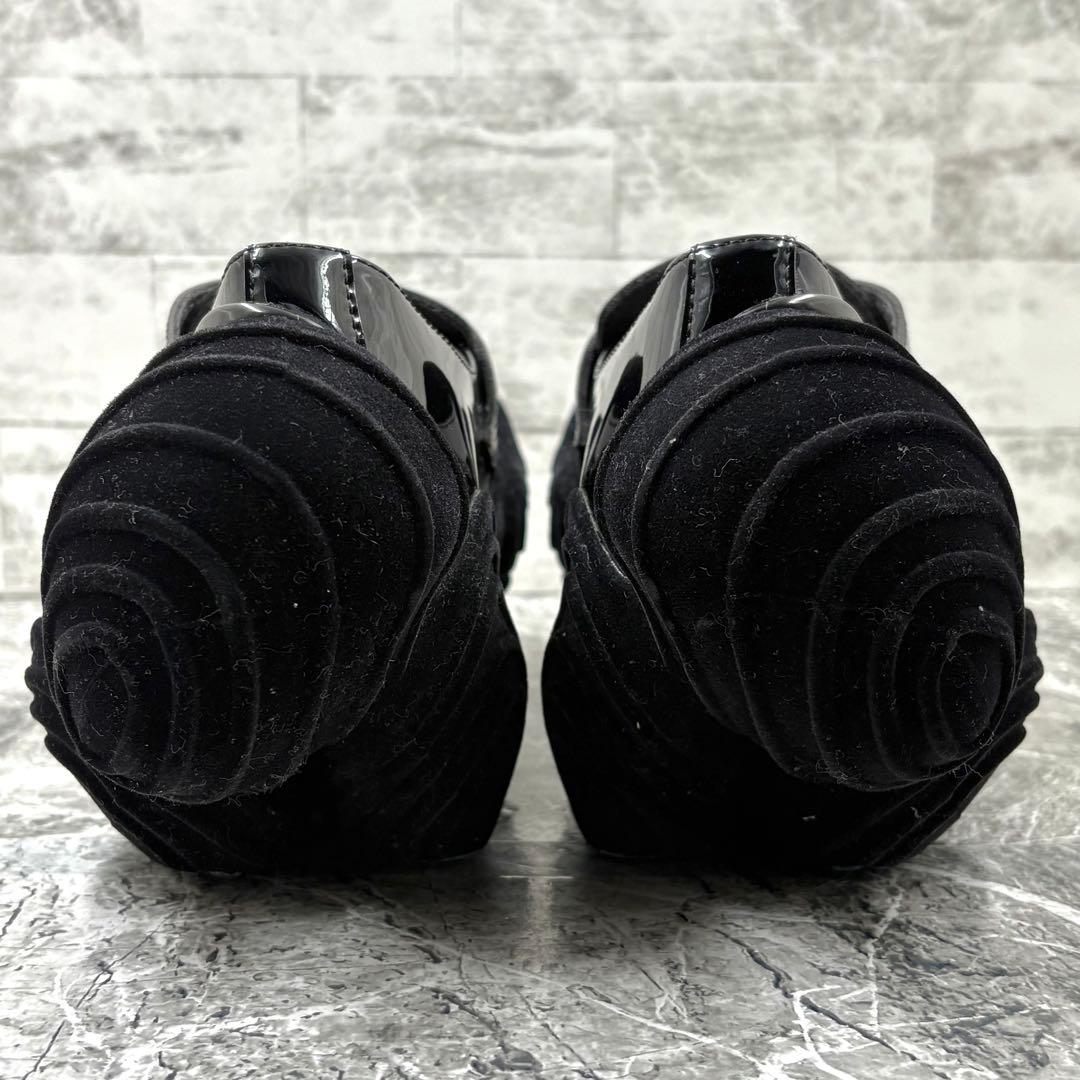 【美品】grounds オイスター ローファー フロッキースクラッチ 25.5