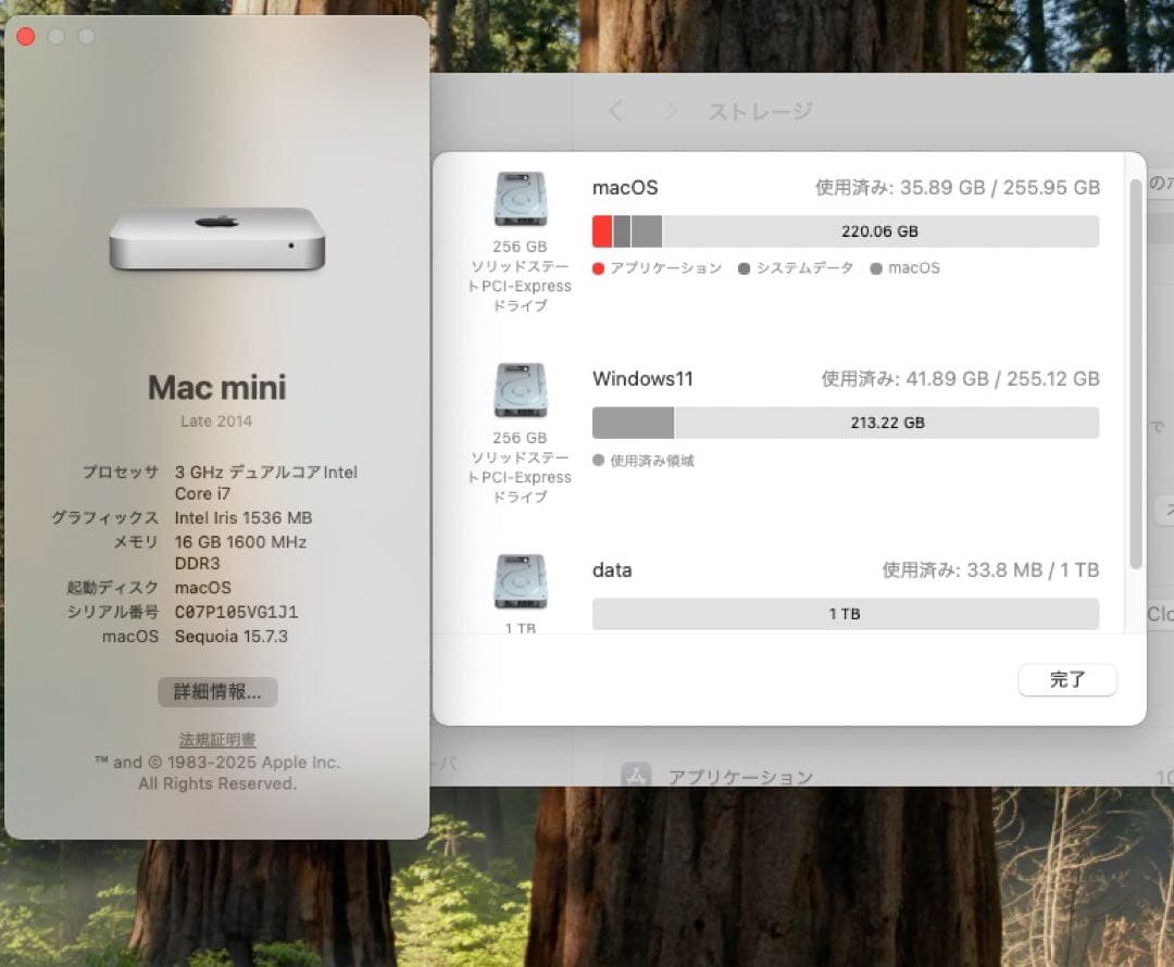 ⭕️ Mac mini i7,16GB,512GB SSD, 1TB HDD