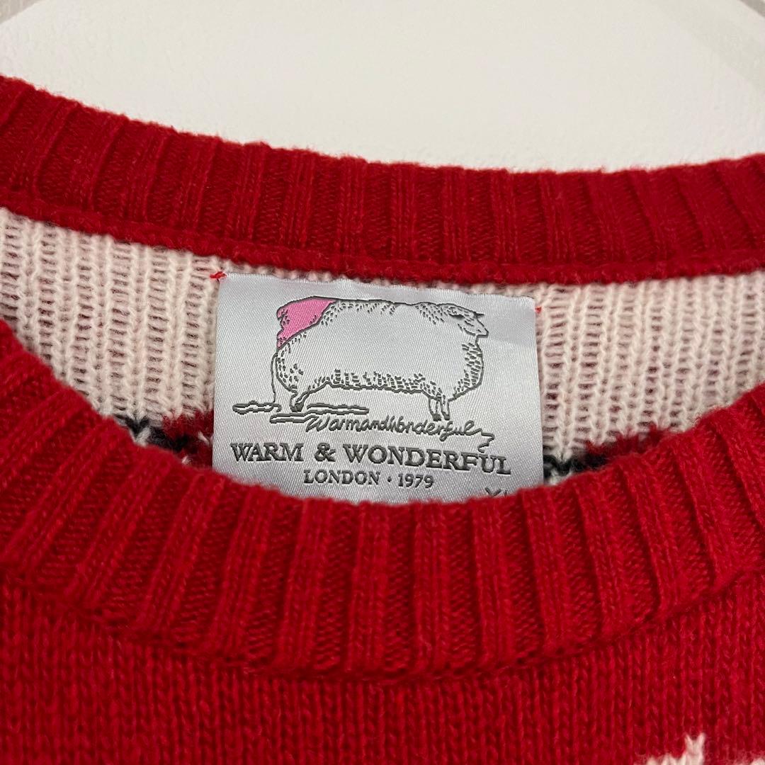 ヨーコ⭐︎Warm&Wonderful 羊ニット Wool100 XL