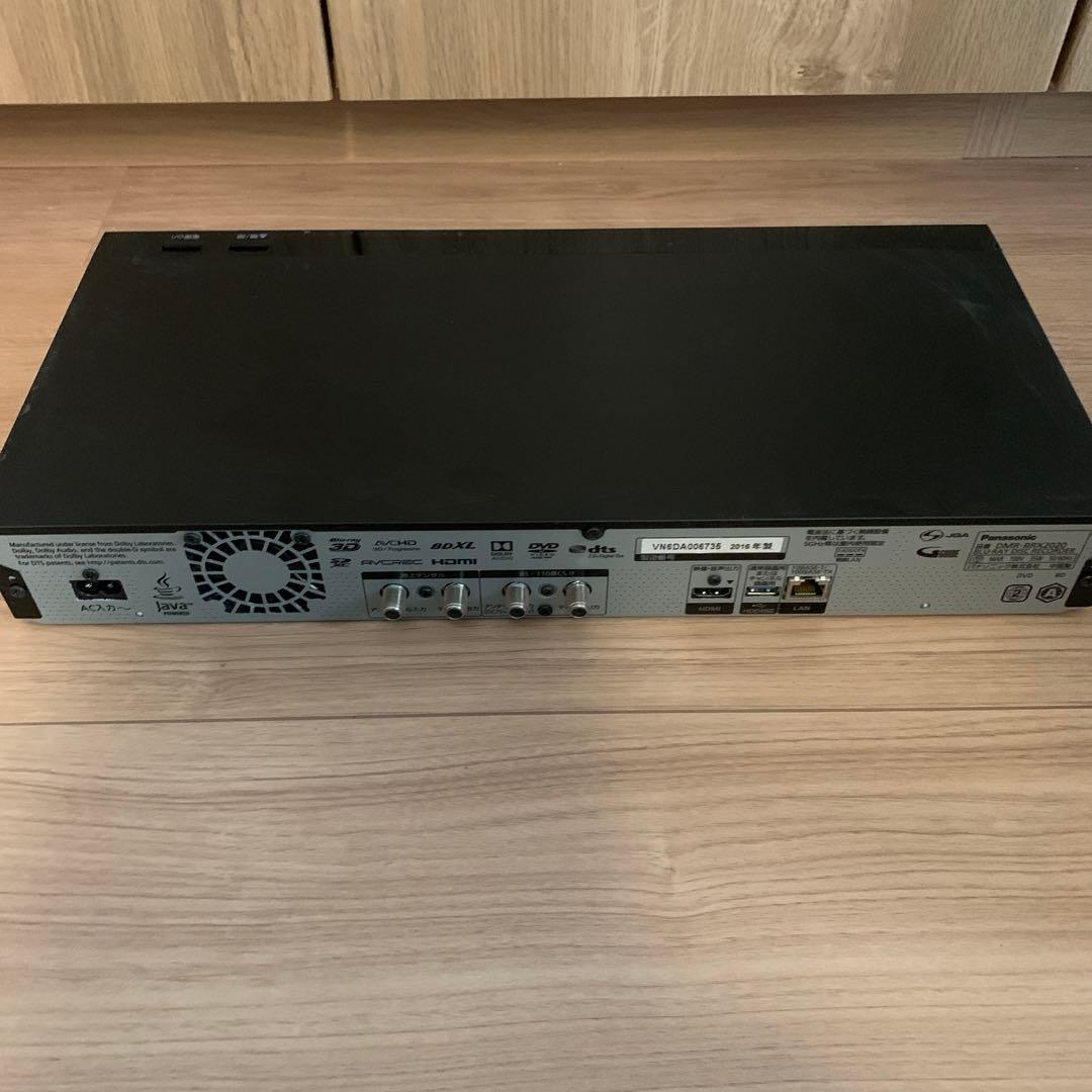 Panasonic DMR-BRX2020 ブルーレイレコーダー　ジャンク