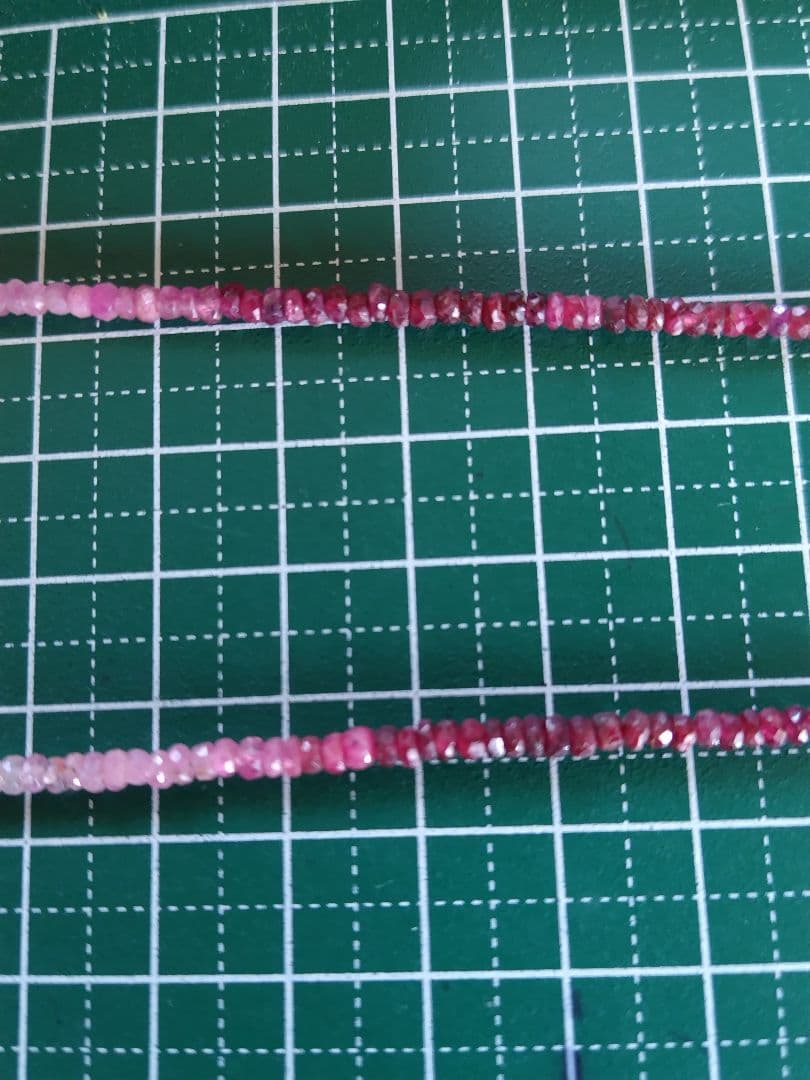 【鑑別書】ルビー(処理石) トップ付き、ルビーのネックレス