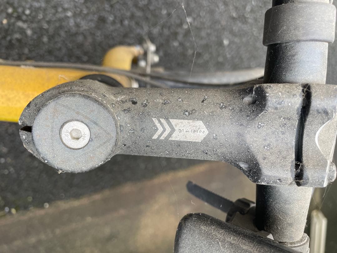 MARIN クロスバイク イエロー 宮城県直接引取り限定