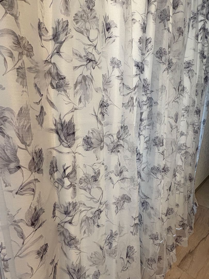 【Francfranc 】リリア　2枚セットH2000×W1000 グレー