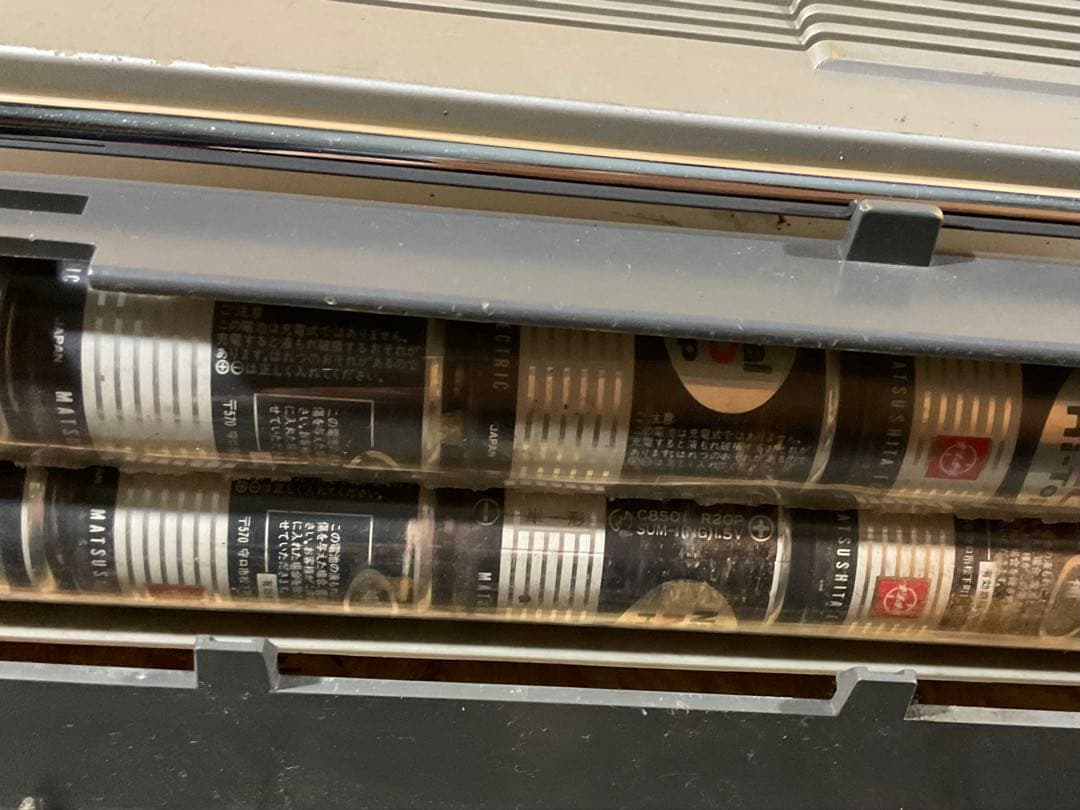 National TH6-X30 1980年製 ブラウン管TV付ラジカセ 動作品