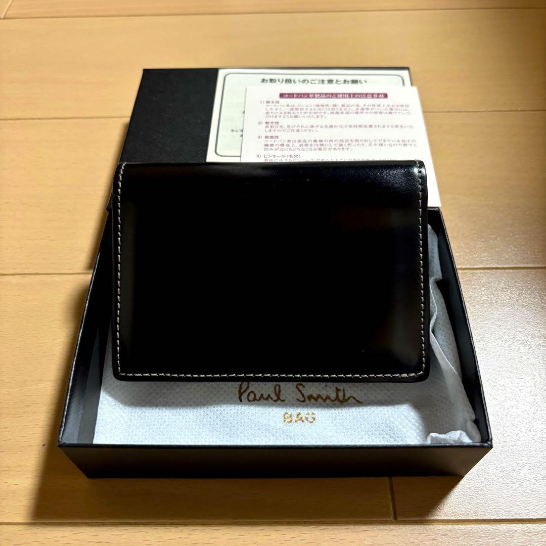 Paul Smith 超激レア　初代コードバン　名刺入れ　総馬革仕様　極美品