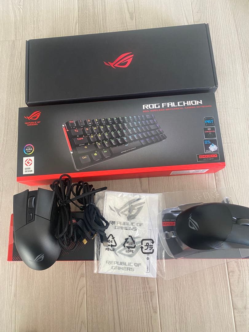 ASUS ROG STIRX モニター キーボード マウス マット セット