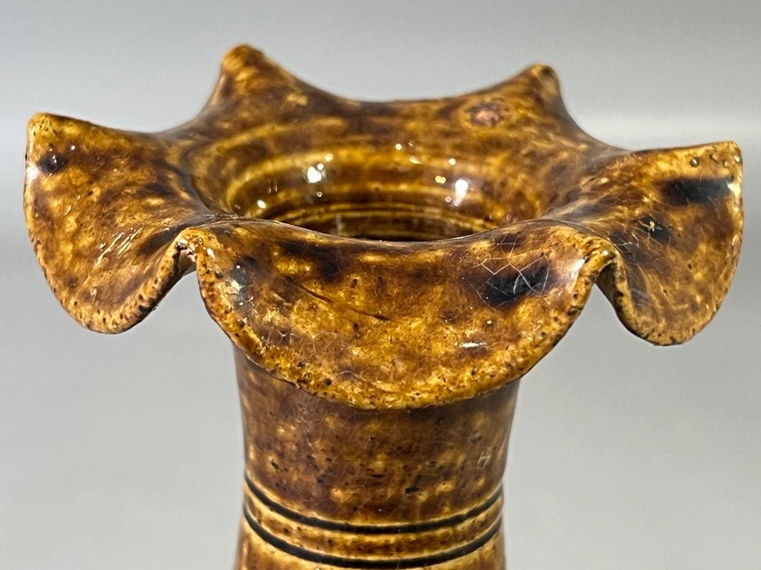 DT732 中国 飴釉 瓶