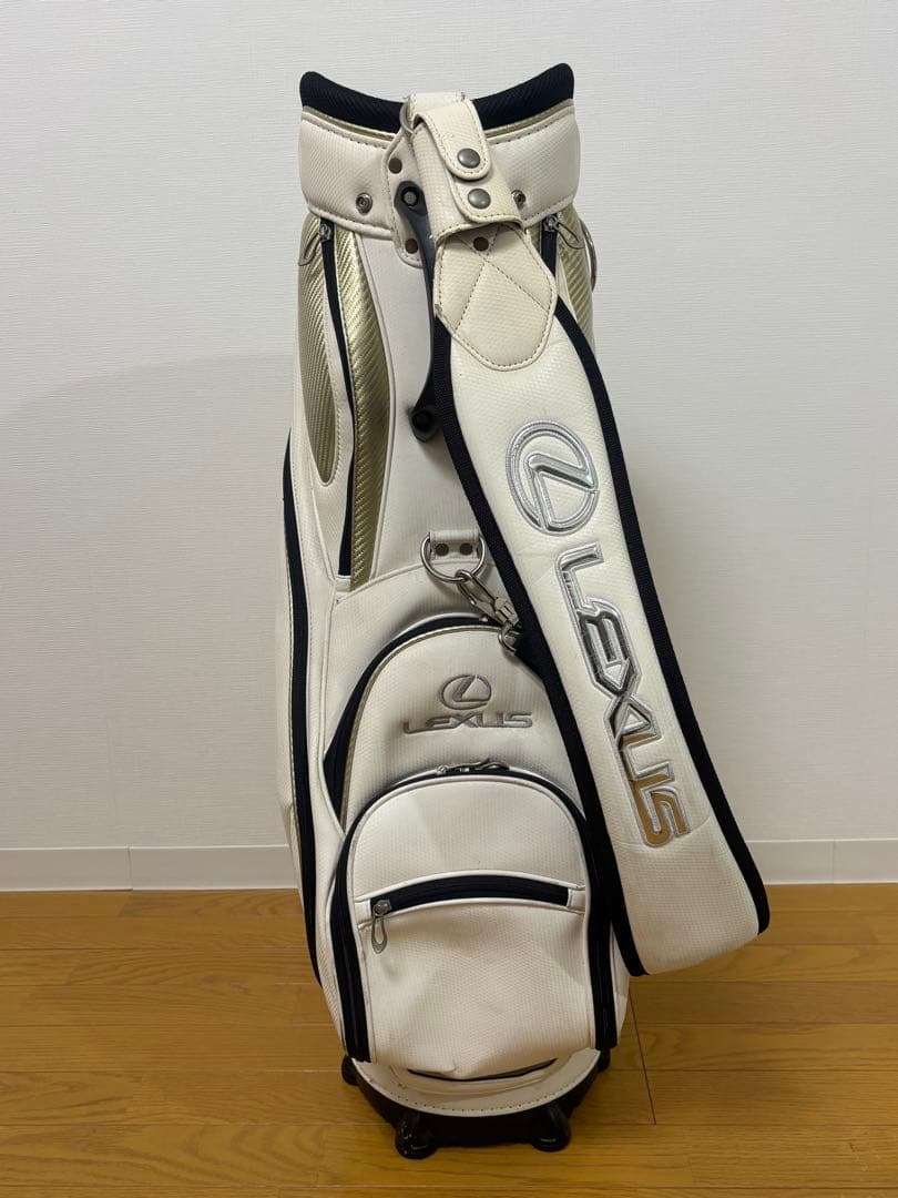 希少　正規品　レクサス　LEXUS キャディバッグ　ゴルフ(フード付)