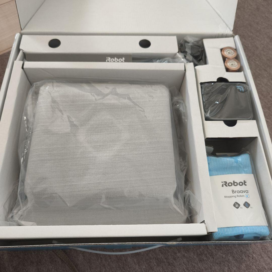 【未使用】iRobot Braava 381j 床拭きロボ　ブラック　※写真追加