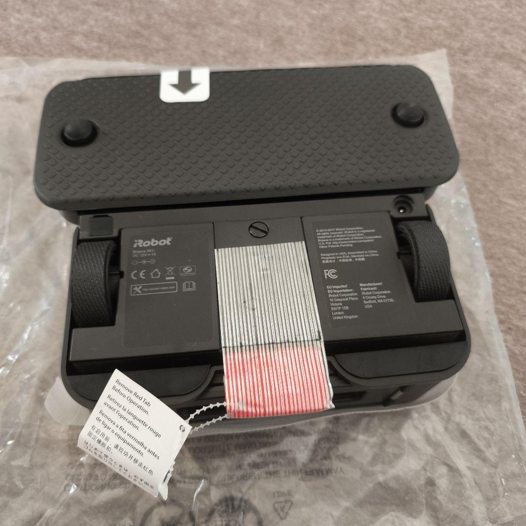 【未使用】iRobot Braava 381j 床拭きロボ　ブラック　※写真追加