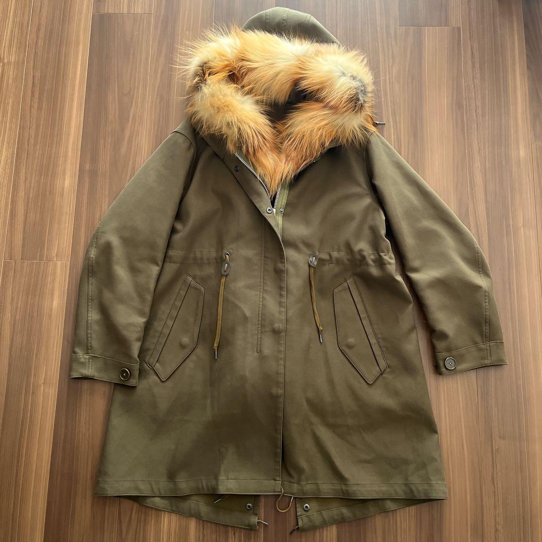 THE RERACS ファー付きモッズコート