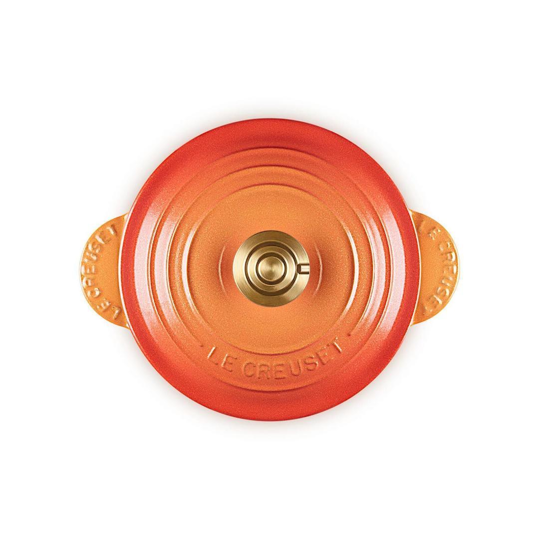 新品未使用 ルクルーゼ ココットエブリィ 18 フラムドレ 100周年記念カラー