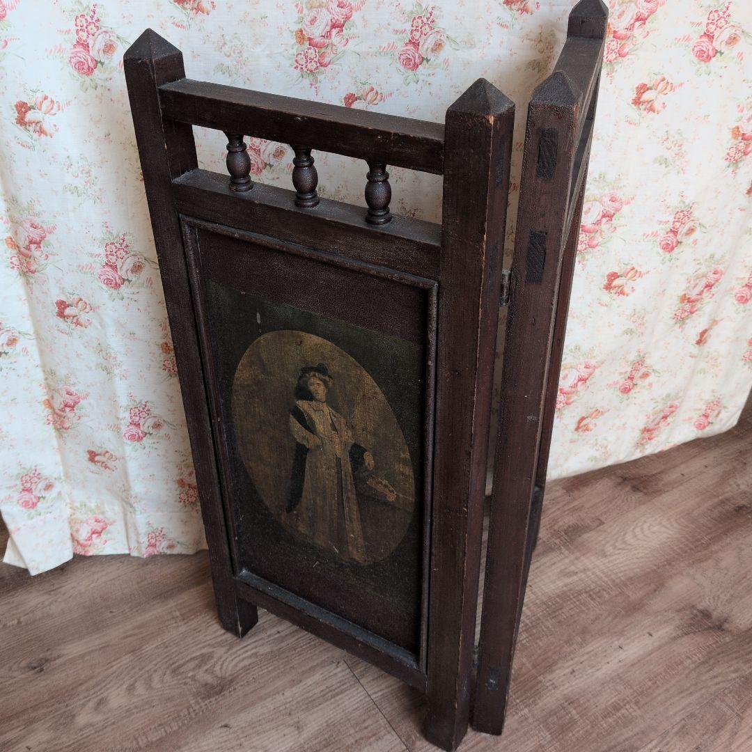 イギリスアンティーク ドール用パーテーション 衝立