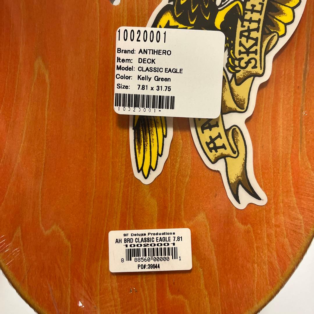 ANTHERO EAGLE デッキ 7.81 スケボー アンチヒーロー