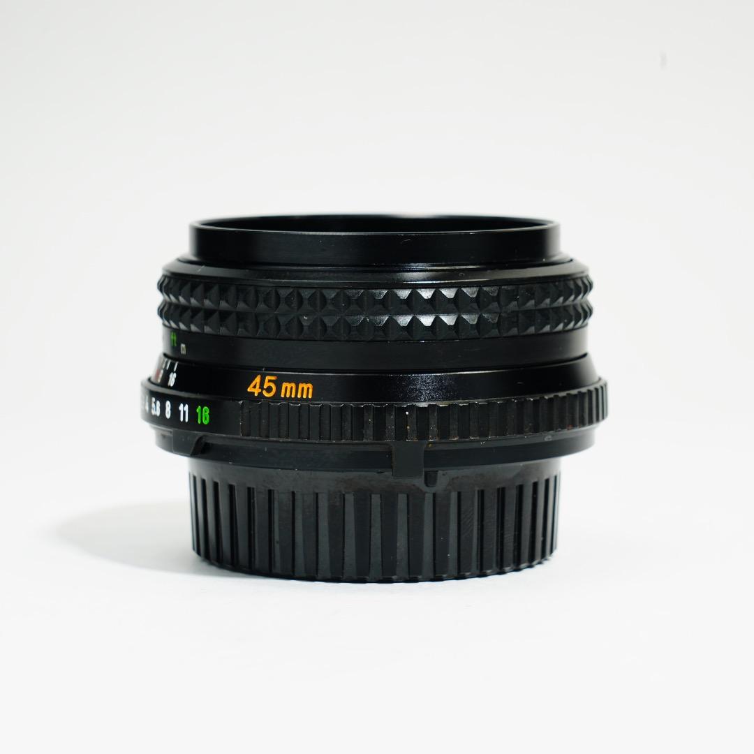 【美品】動作◎ ミノルタ MD ROKKOR 45mm F2 937