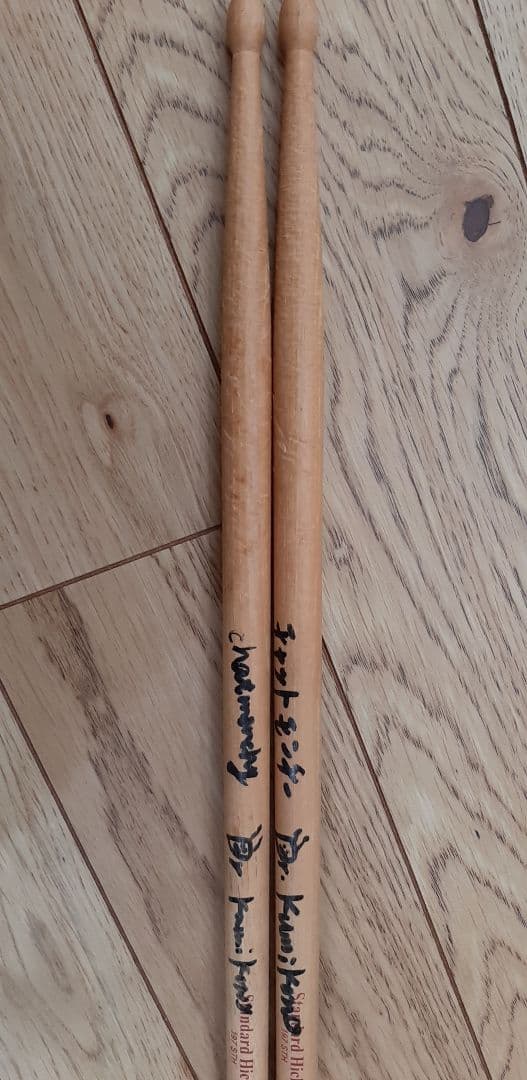 【激レア】チャットモンチー　サイン入りドラムスティック