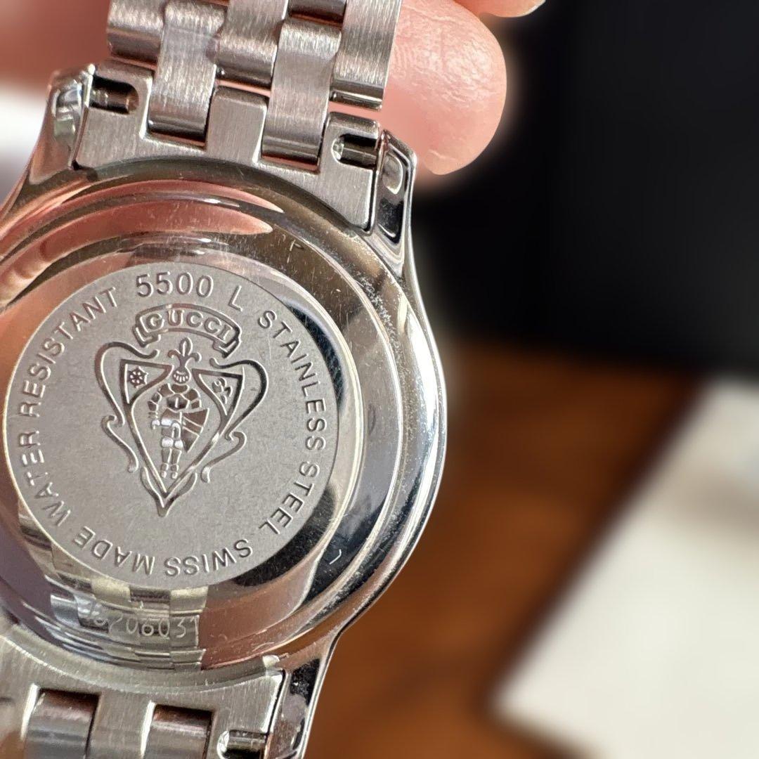 GUCCI シェル盤　腕時計＊