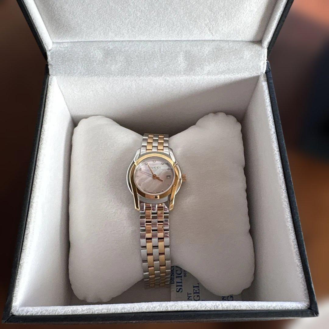GUCCI シェル盤　腕時計＊