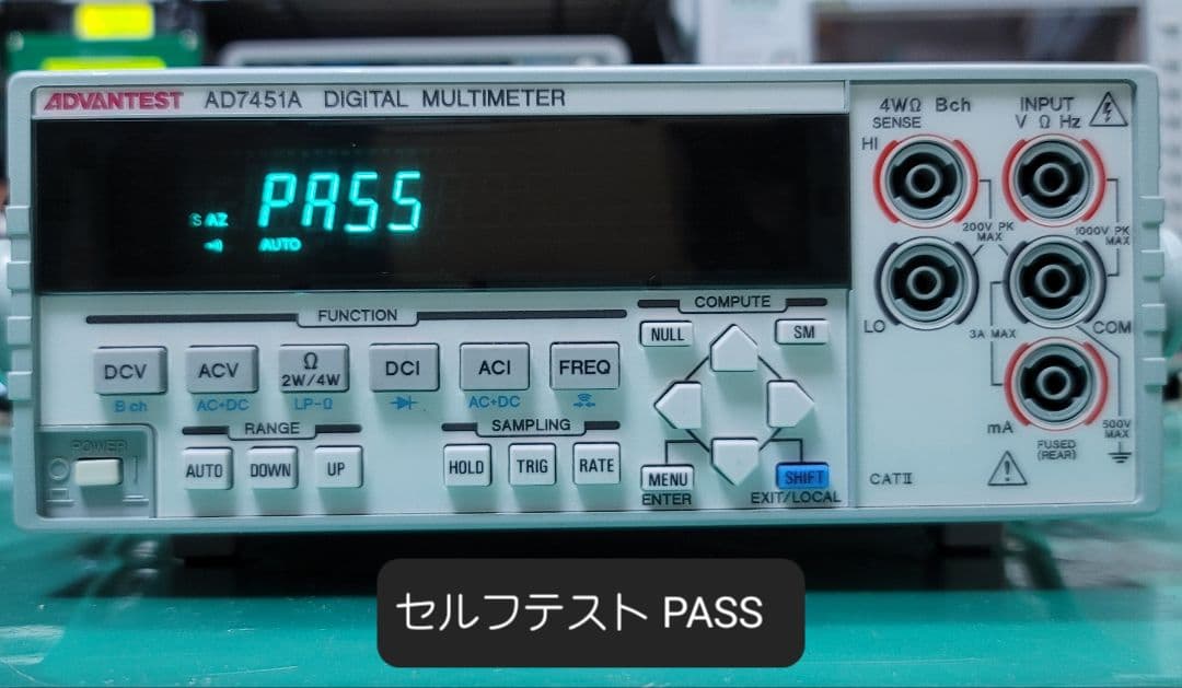 動作良好 ADVANTEST AD7451A デジタルマルチメーター