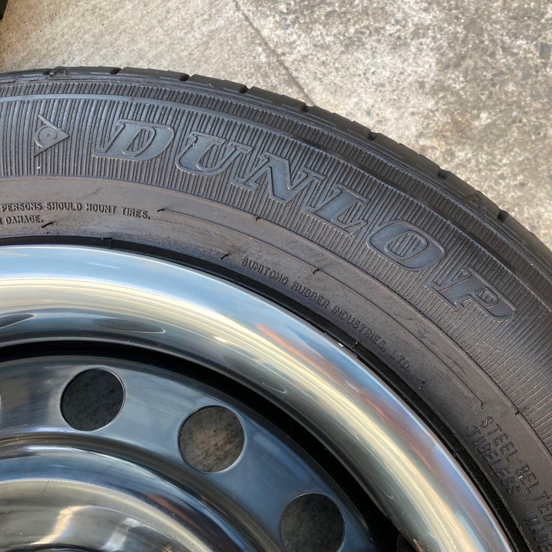 スチールホイール4本 ムーンアイズトリムリング デイトナ センターキャップセット