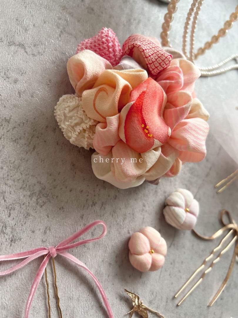 YURI様order♡ 七五三髪飾り　ヘッドドレス