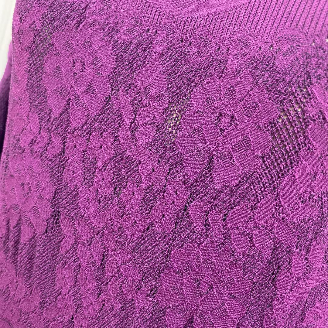 B1545★チャコット/紫/ノーソーイング/トップス★社交ダンス