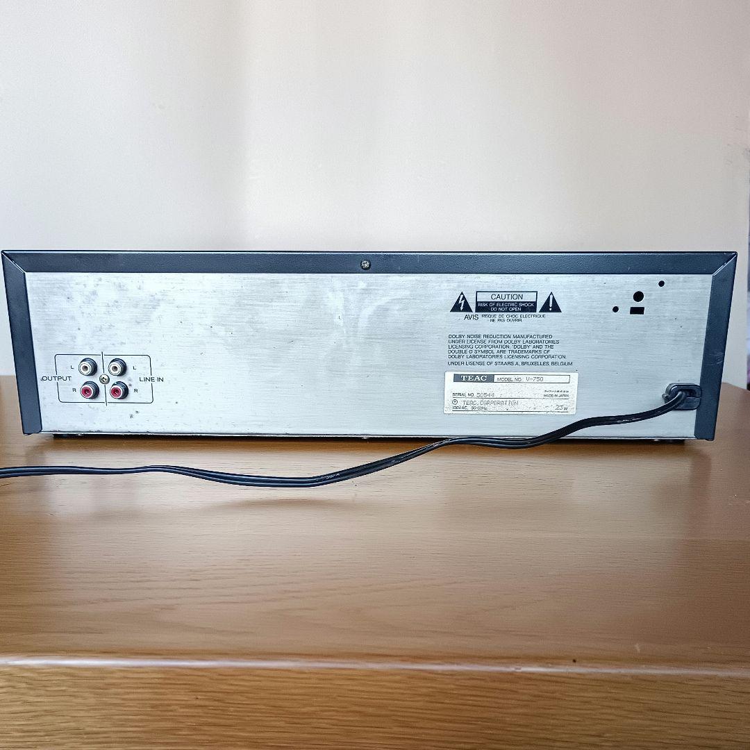 カセットデッキ TEAC V-750 整備、動作品