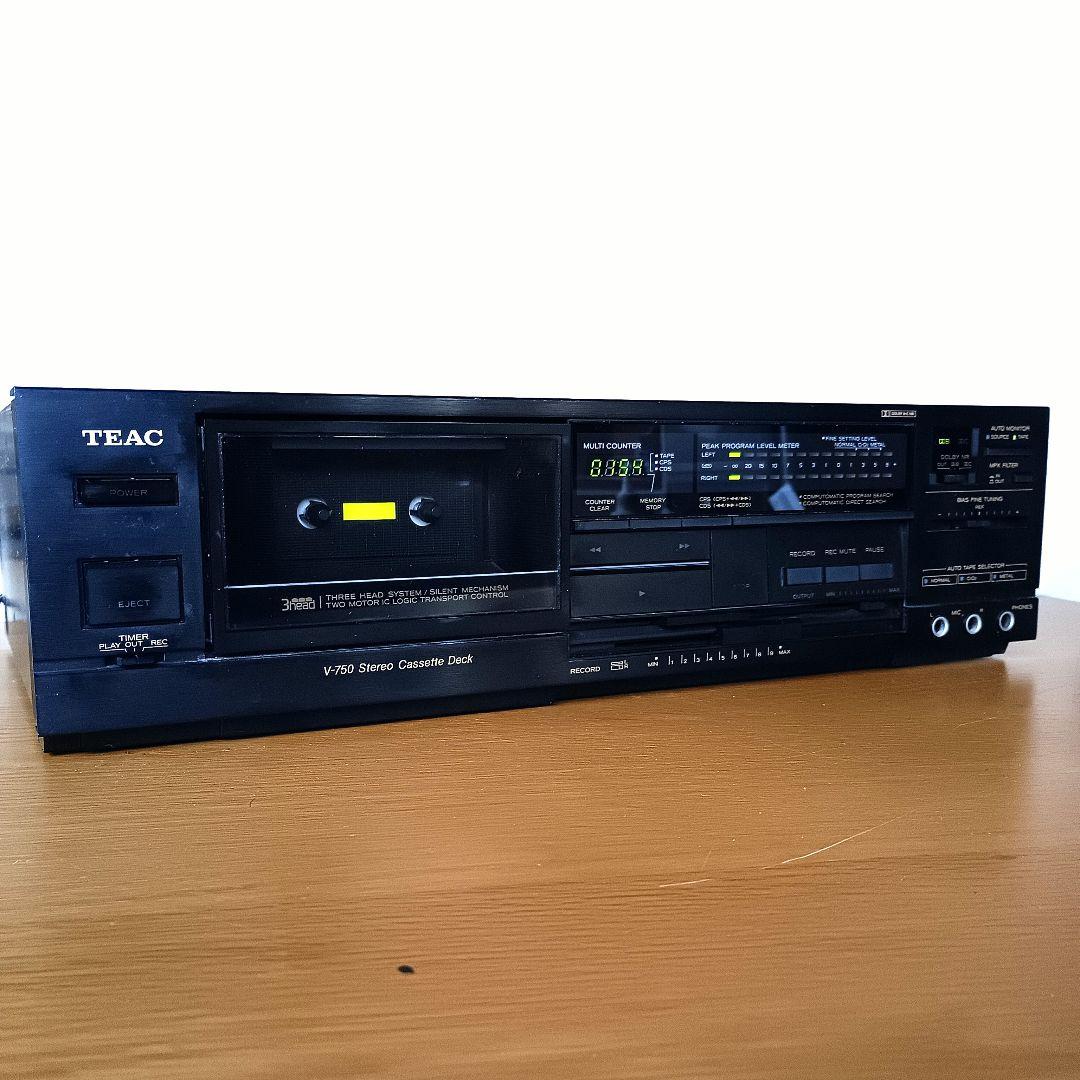 カセットデッキ TEAC V-750 整備、動作品