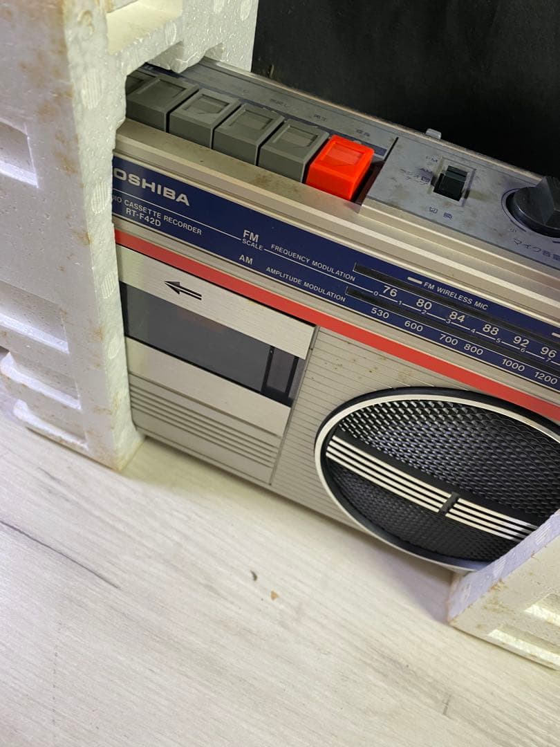 東芝 RT-F42D ラジカセ 動作品 昭和レトロ