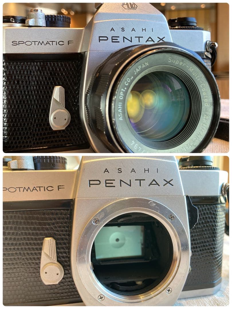 試写作例多数★pentax spf★リザード本革ブラック★美品＊完動品＊初期保証