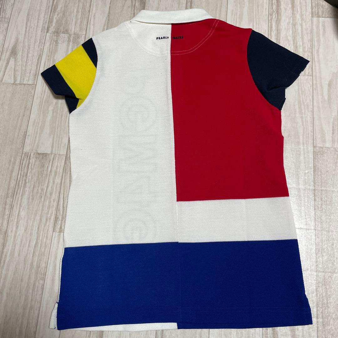 新品　 PEARLY GATES ポロシャツ O ホワイト