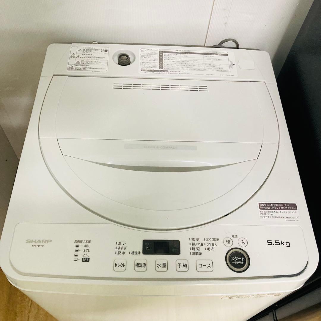 美品❗️パナソニックシャープ1人暮らし家電セット大阪、大阪近郊配送と設置無料M