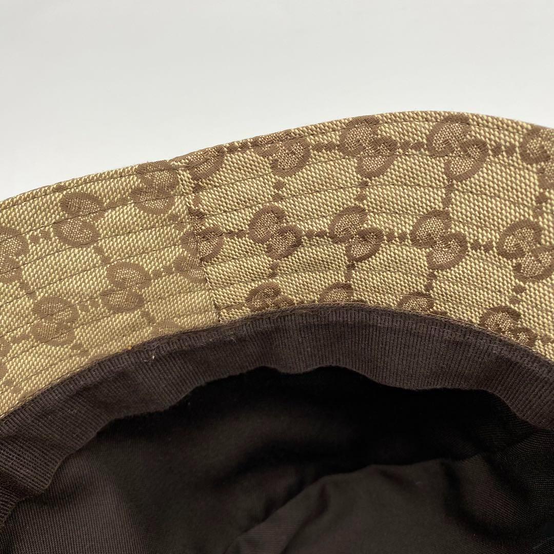 GUCCI グッチ　GG柄　 バケットハット　Lサイズ　帽子