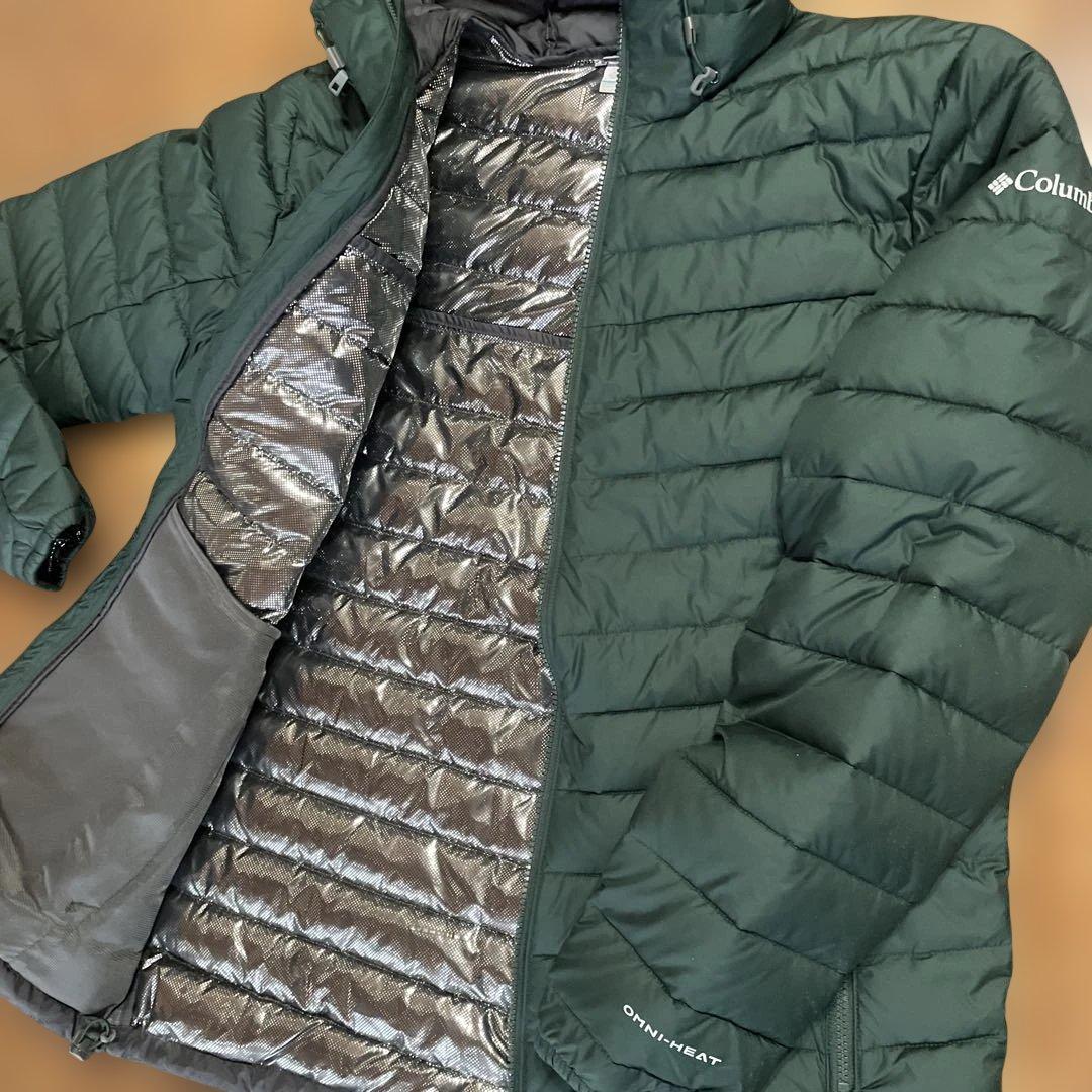 新品Columbia コロンビア中綿ジャケット　フーテッド　パフジャケット